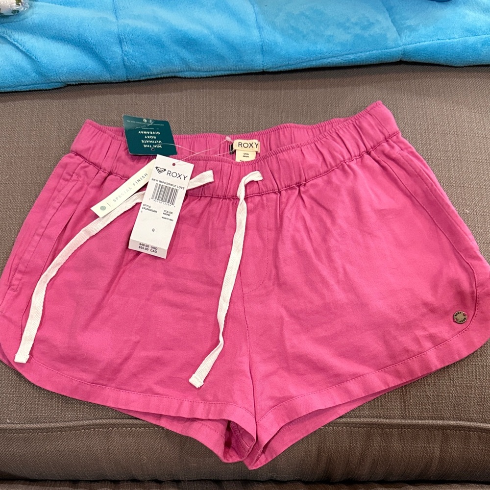 Roxy Women's Vibrant Pink Athletic Shorts